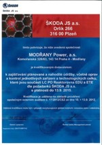 Udělení kvalifikace společností ŠKODA JS a.s.